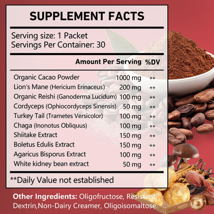 OMOGS Mushroom Coffee – 10-in-1 Extract (Lion's Mane, Reishi, Cordyceps) 30 Servings