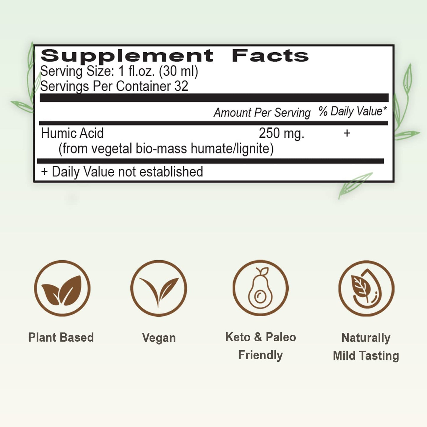 Vital Earth Minerals Humic Minerals 2-Pack – Fulvic Acid & 70+ Trace Minerals