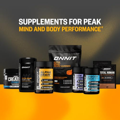 ONNIT Alpha BRAIN Nootropic – IGEN Non-GMO (30 Count) | Memory & Focus