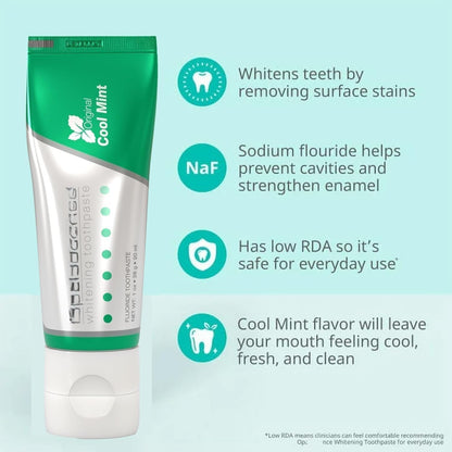 Opalescenc Teeth Whitening Toothpaste – Travel Size 1 oz (2 Pack) | Fluoride, Cool Mint
