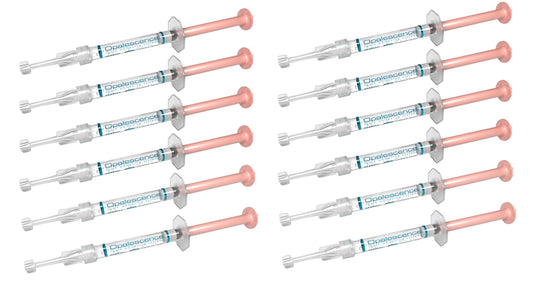 Opalescence 20% PF Gel Syringes Refill Kit (12 Syringes) Carbamide Peroxide – Melon Flavor, Made by Ultradent
