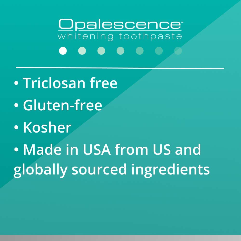 Opalescence Whitening Toothpaste for Sensitive Teeth - Mint Flavor, Gluten Free - 3 Pack