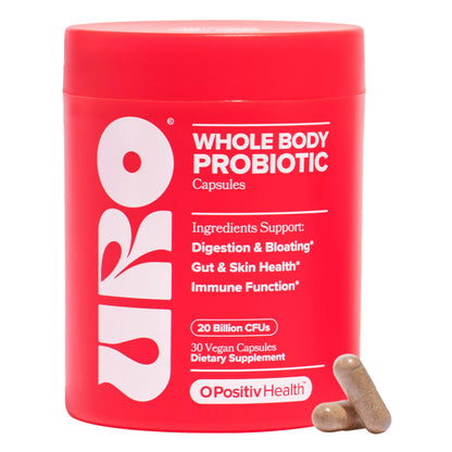 O Positiv URO Women’s Probiotic – All-in-One Probiotic for Vaginal, Gut, Skin & Oral Health | 20B+ CFUs | 30 Capsules | Non-GMO, Vegan, Gluten-Free