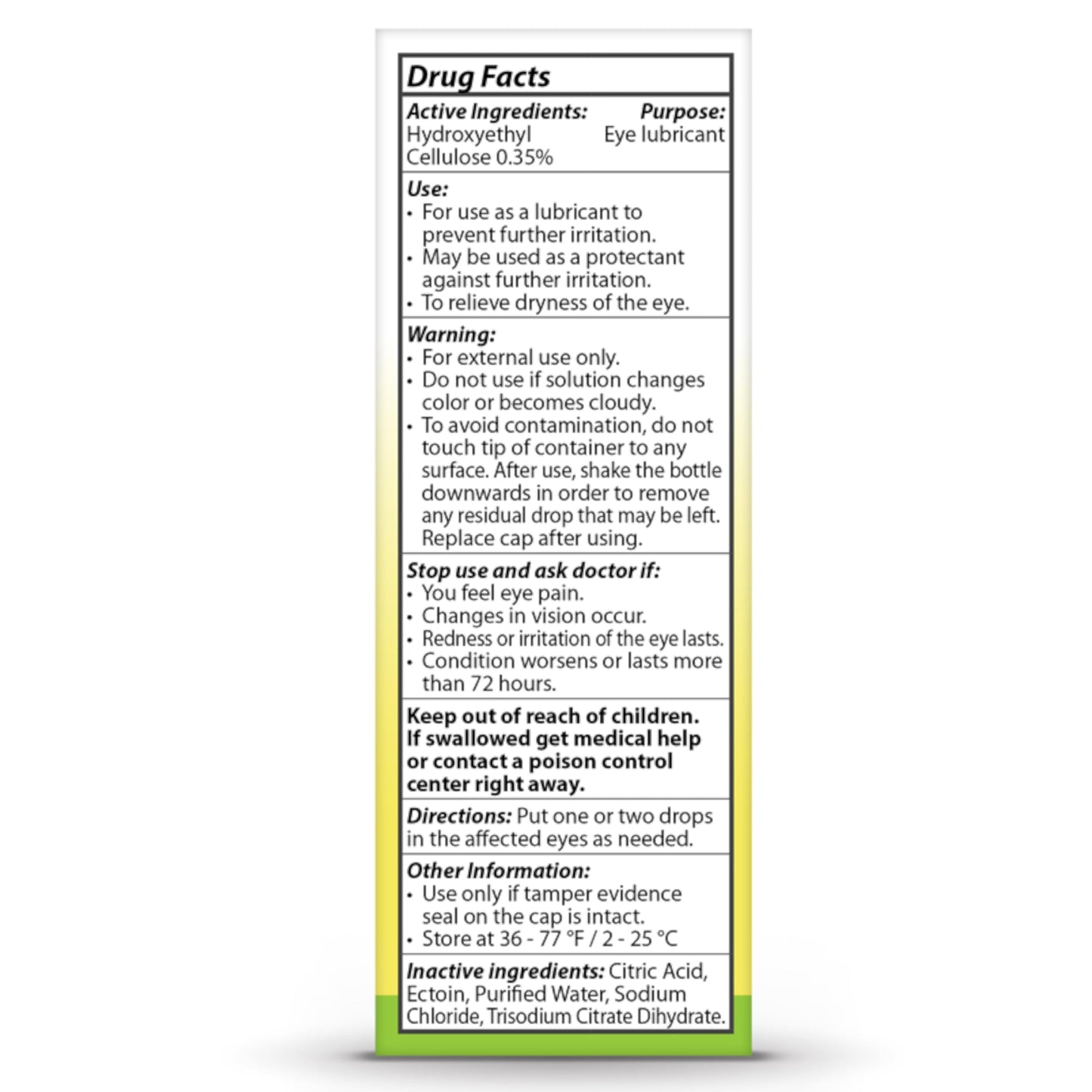 Optase Allegro Eye Drops - 33 oz, 300 Doses | Preservative-Free Lubricant for Quick Comfort