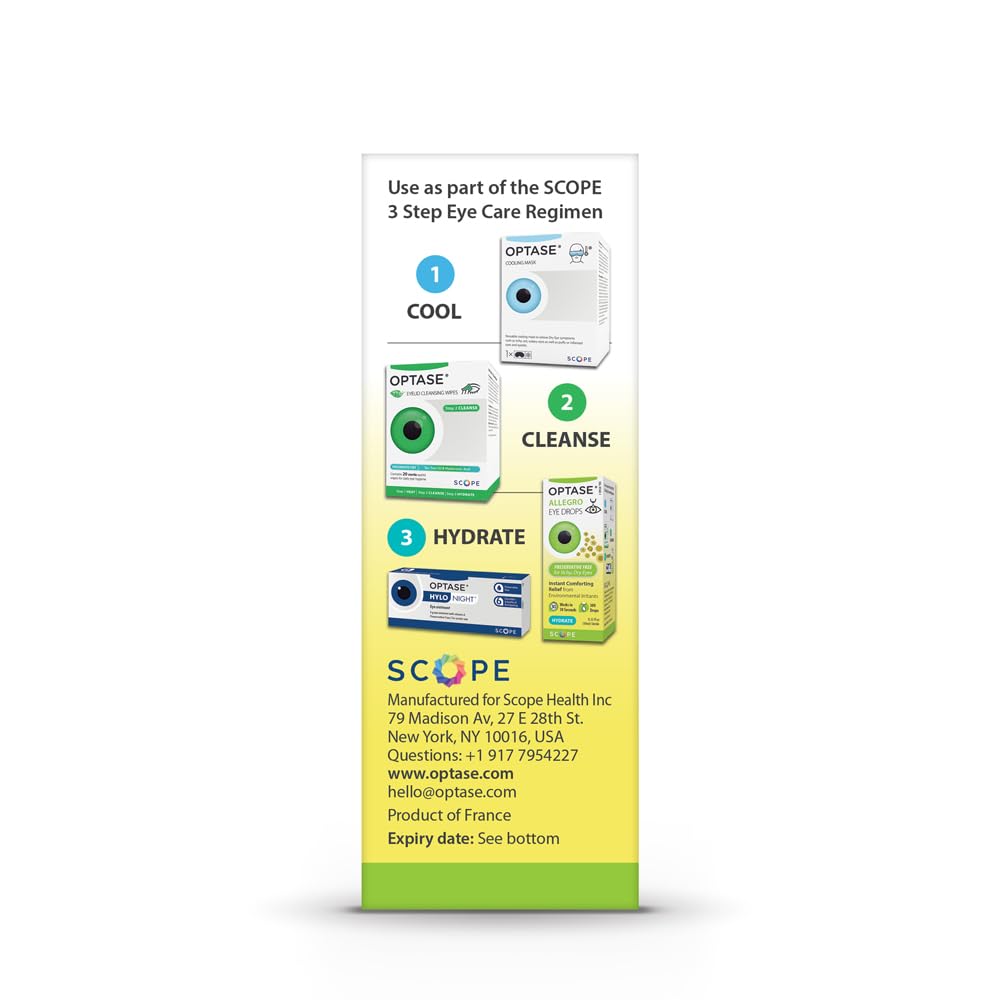 Optase Allegro Eye Drops - 33 oz, 300 Doses | Preservative-Free Lubricant for Quick Comfort