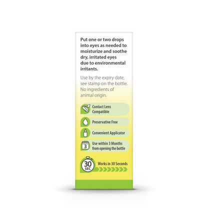 Optase Allegro Eye Drops - 33 oz, 300 Doses | Preservative-Free Lubricant for Quick Comfort