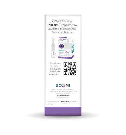 OPTASE Dry Eye Intense Drops – Preservative-Free, Multidose (Step 3 Hydrate) .33 oz | 300 Doses