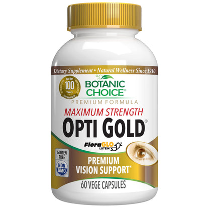 Opti Gold Vision Eye Health Support – Botanic Choice Maximum Strength (60 Capsules)