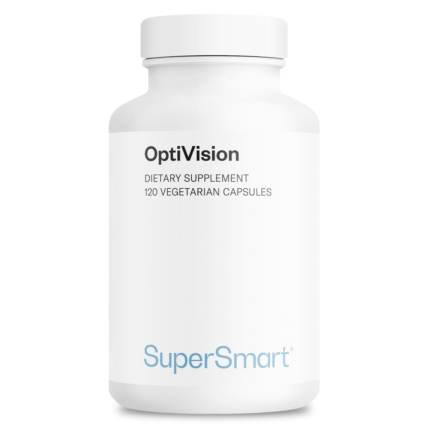 Supersmart OptiVision Advanced Formula - Bilberry, Lutein & Zeaxanthin Eye Support | Astaxanthin, Non-GMO, Gluten Free - 120 Veg Capsules