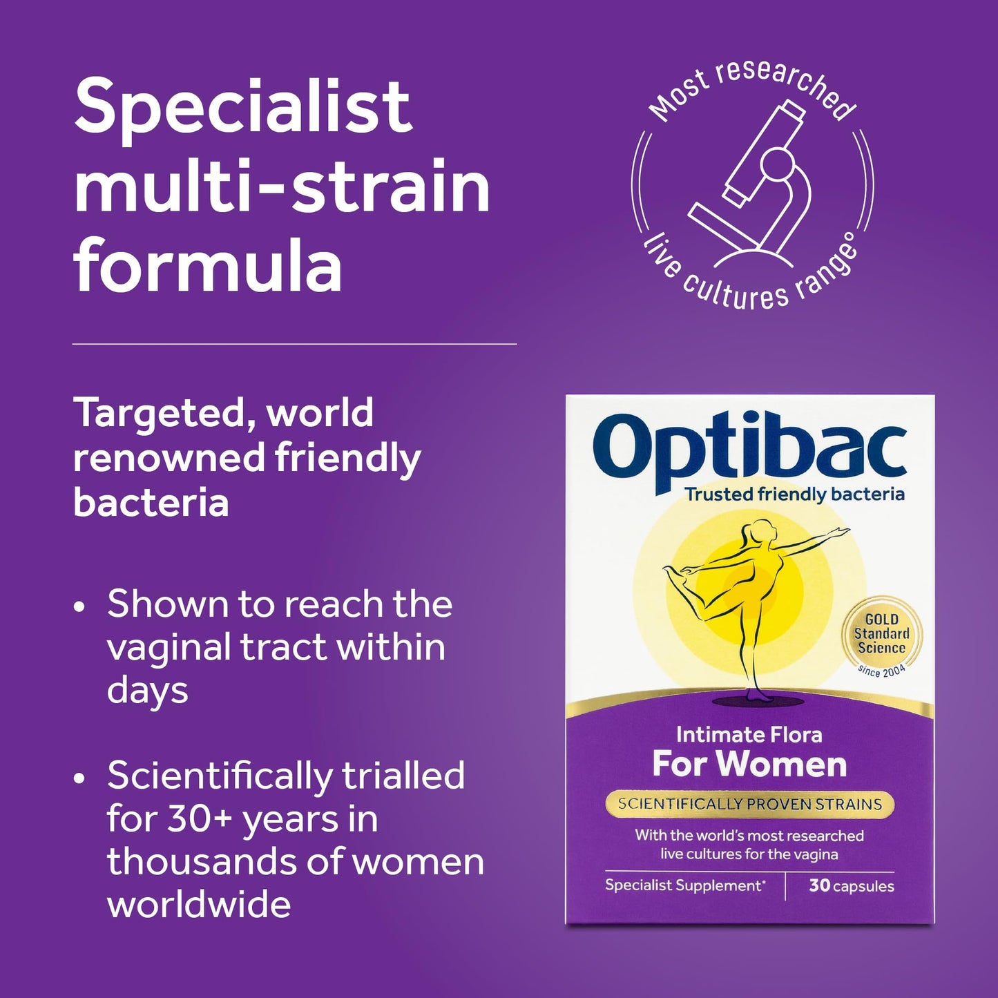 Optibac Probiotics For Women — Vegan Probiotic for Vaginal Health