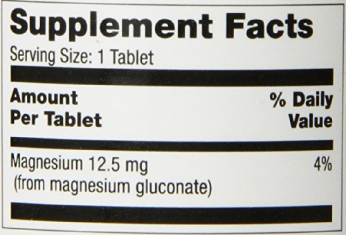 Optimum Magnesium Gluconate Tablets, 250 Mg, 100 Count