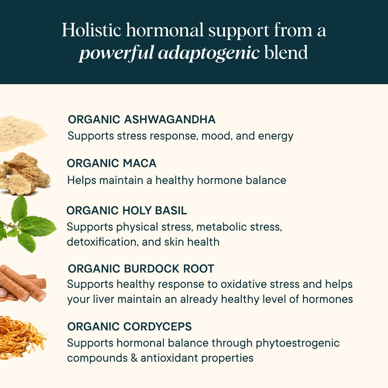 Ora Organic Hormone Balance for Women | Hormonal Acne & PMS Support | 90 Capsules