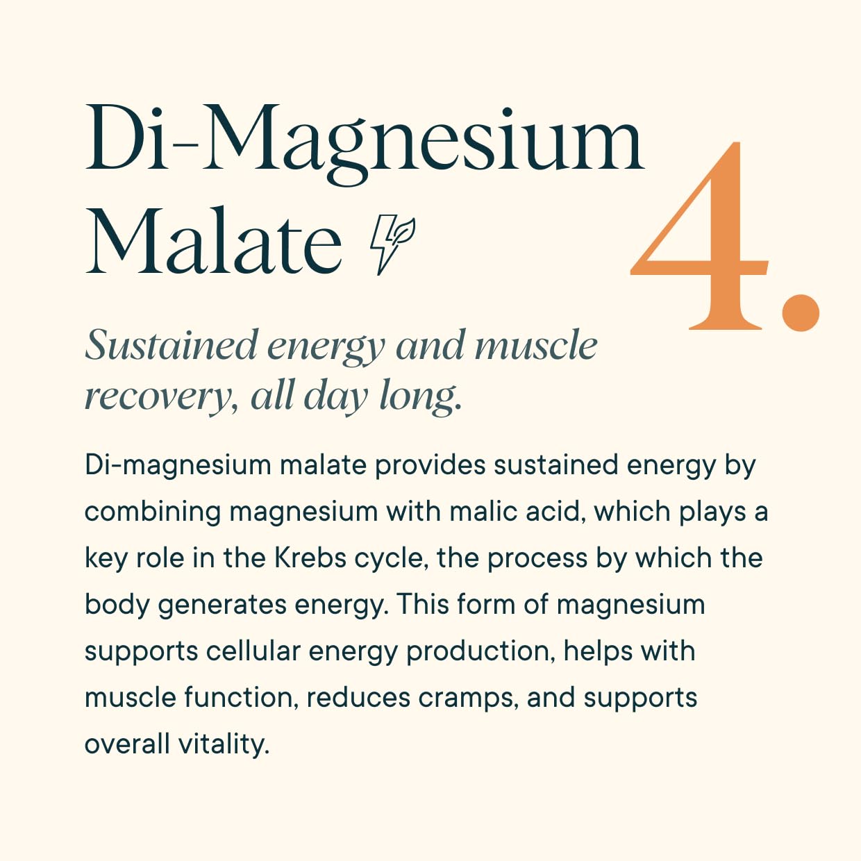 Ora Organic Magnificent Magnesium Complex Powder – 4-in-1 for Sleep, Recovery & Heart Health