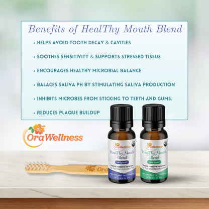 OraWellness Nut Free Organic Tooth Oil – USA Made, Fluoride Free, 3-Pack