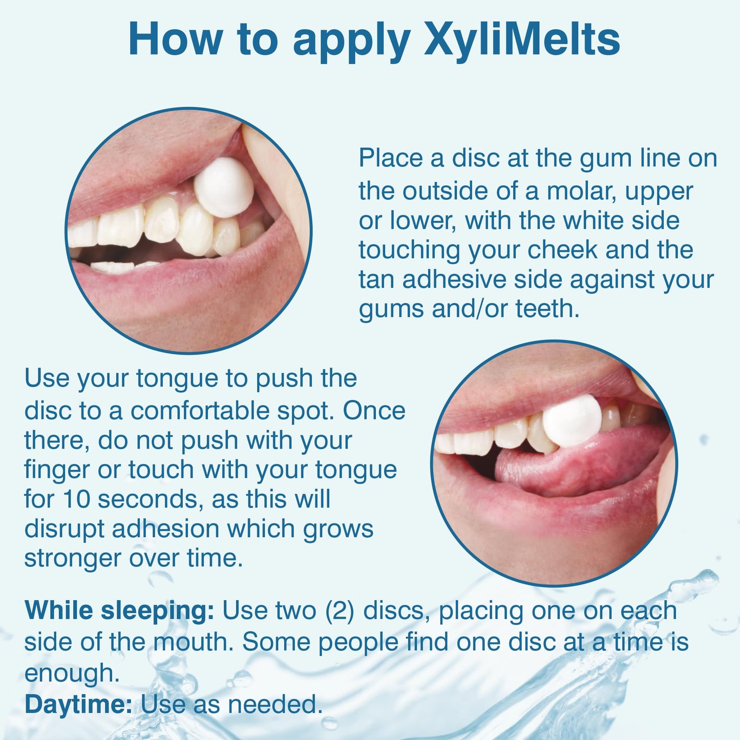 Oracoat XyliMelts – Dry Mouth Relief Discs with Xylitol (8-Hour Moisture), 100 Count