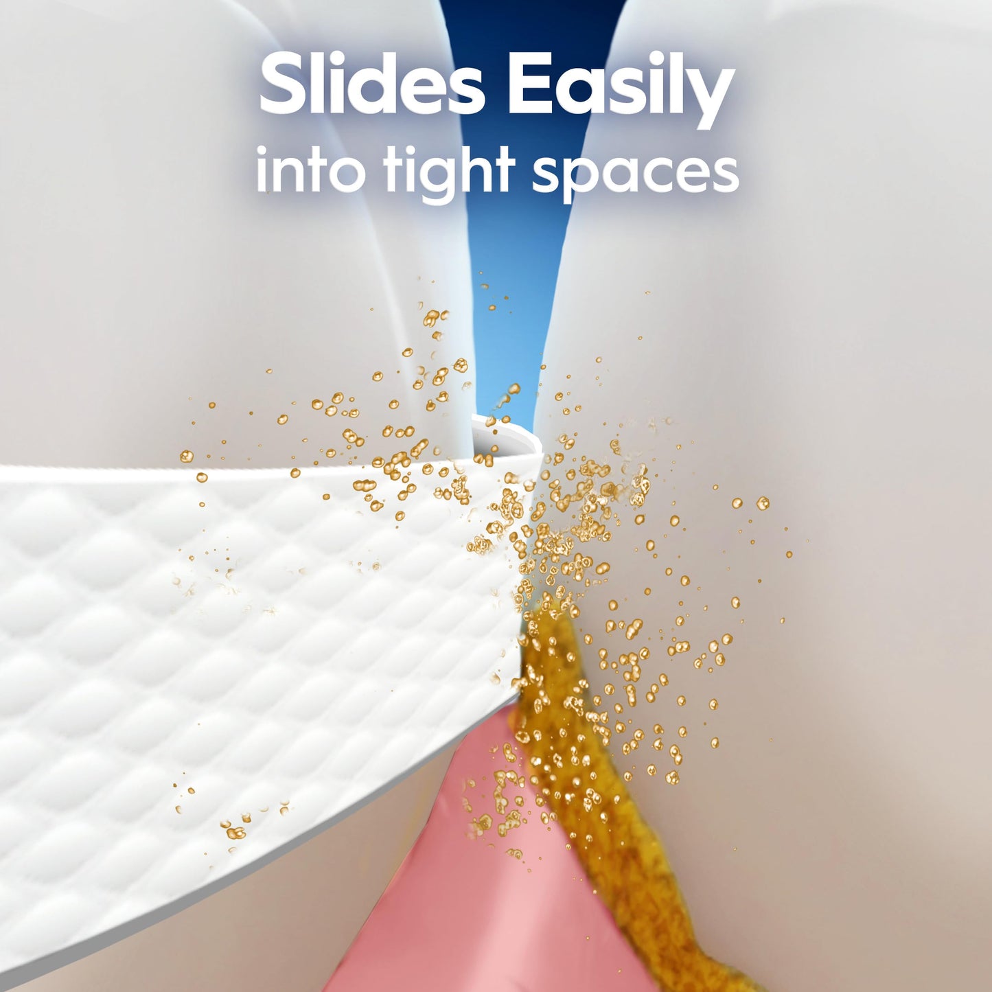 Oral-B Glide Healthy Gums Unflavored Floss — 2 Pack, 50m Each, Smooth & Shred-Resistant
