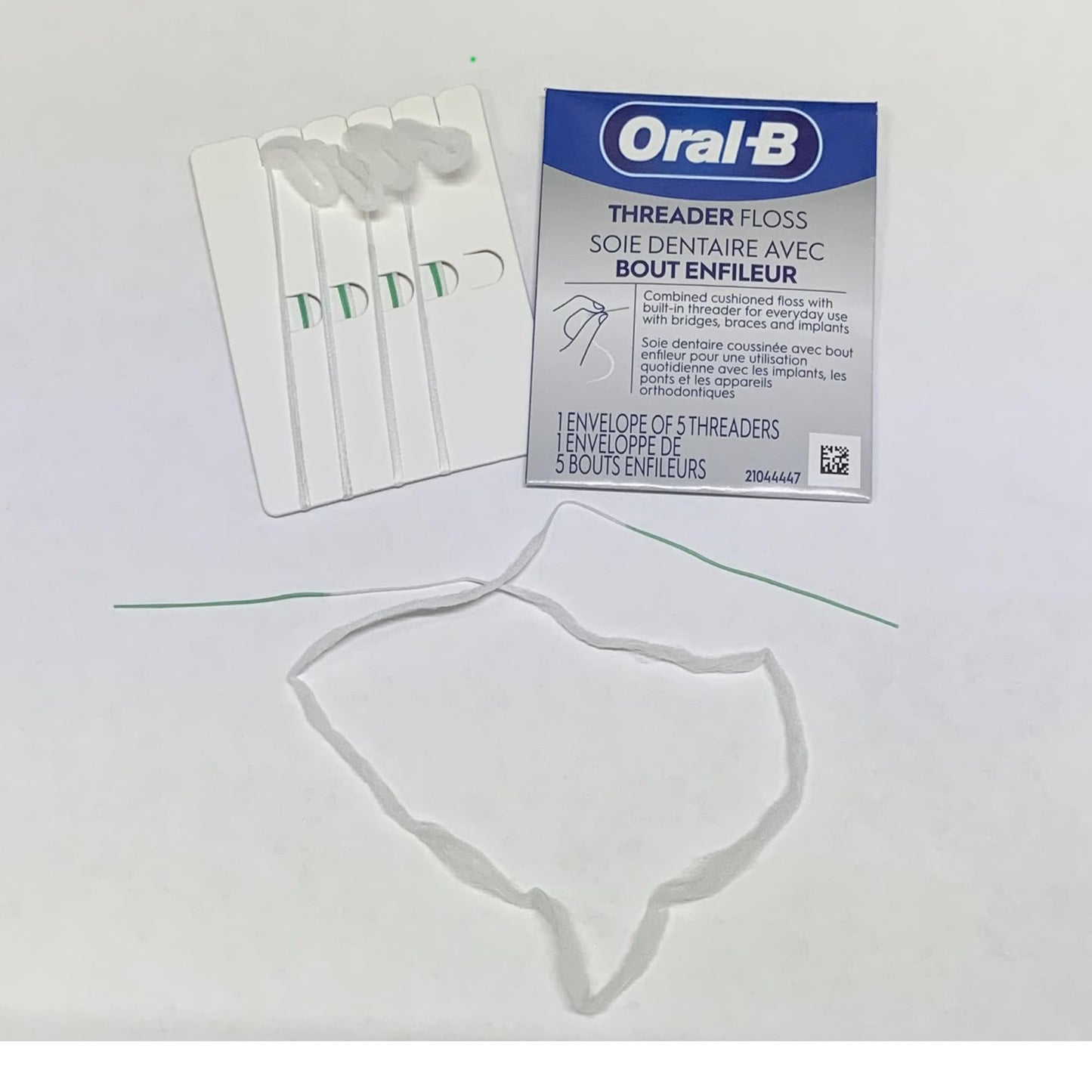 Oral-B Glide Threader Floss, 30-Count (Pack of 6) | Braces & Implants