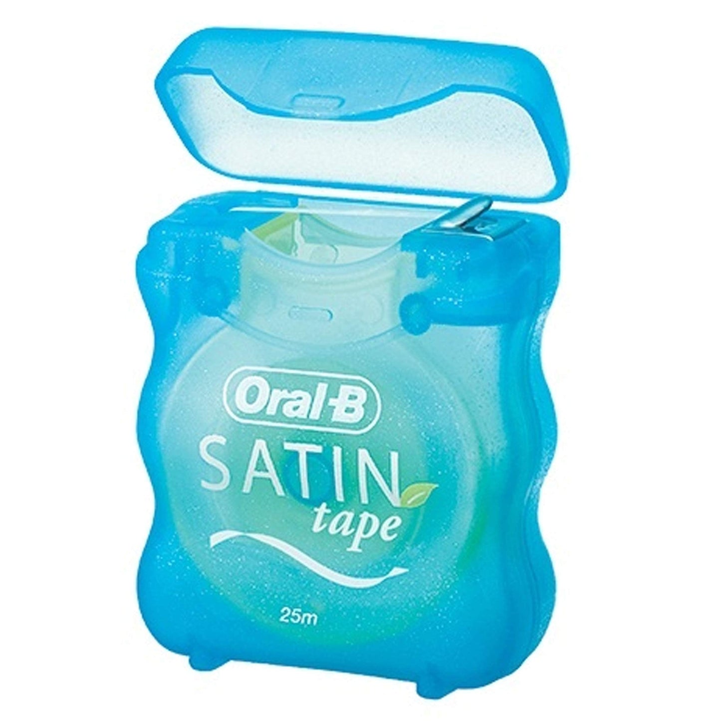 Oral-B Satin Tape Dental Floss 25m (12 Pack) Mint – 2-Layer Ribbon Floss