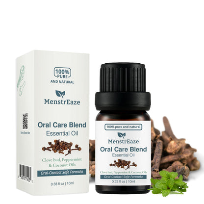 Oral Care Blend: Clove Bud & Peppermint in Coconut Oil for Teeth & Gums