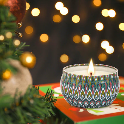 12-Pack Scented Candles Gift Set | Soy Wax Aromatherapy, 300H Burn Time