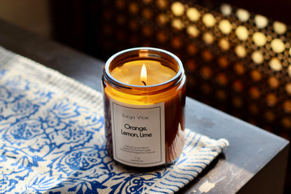 All-Natural Orange, Lemon & Lime Aromatherapy Candle | Vegan, Non-Toxic