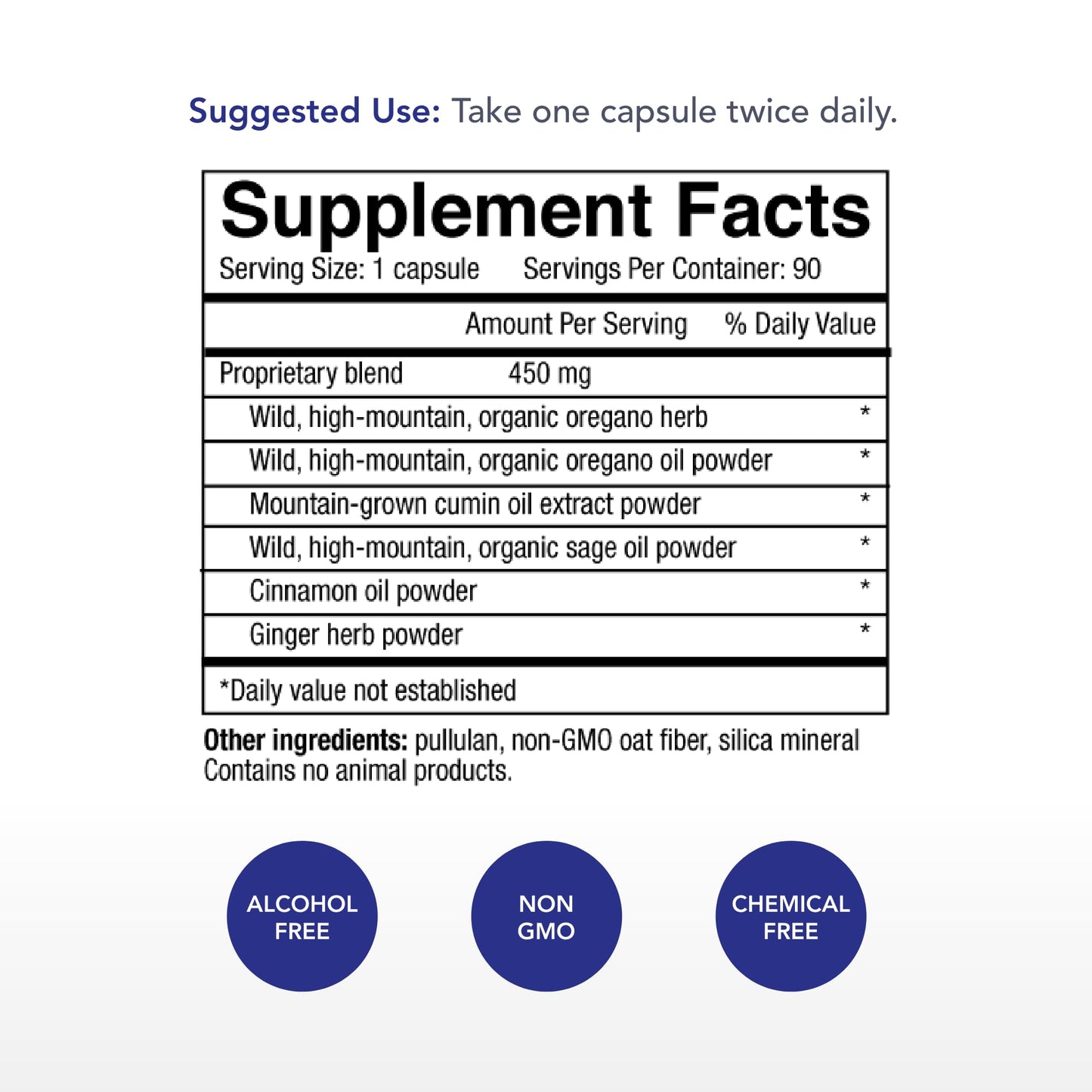 Physician's Strength Oregacillin - 90 Capsules | Multi-Spice Oregano Extract for Respiratory Health