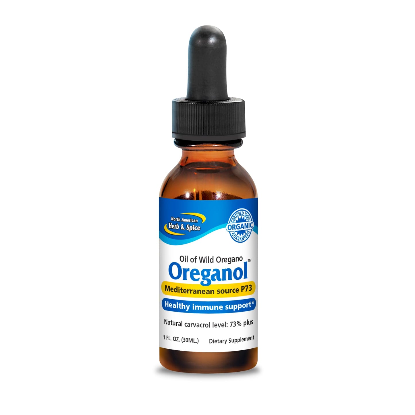 Oreganol P73 1 oz Pack of 3 - Wild Organic Oregano Oil, Non-GMO