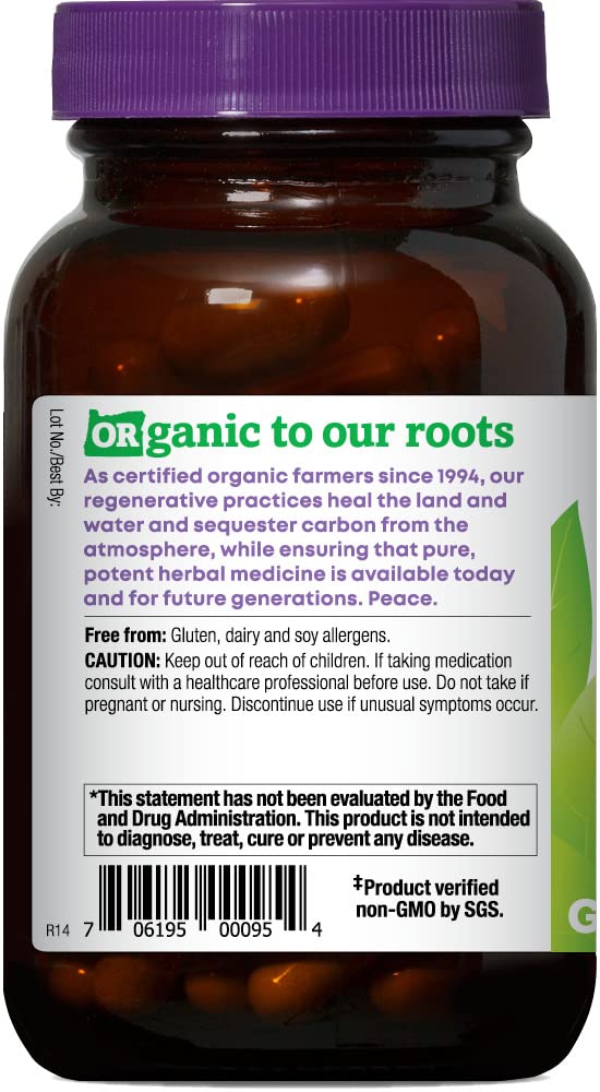 Oregon's Wild Harvest Echinacea Organic Herbal Supplement - 90 Count | Vegan