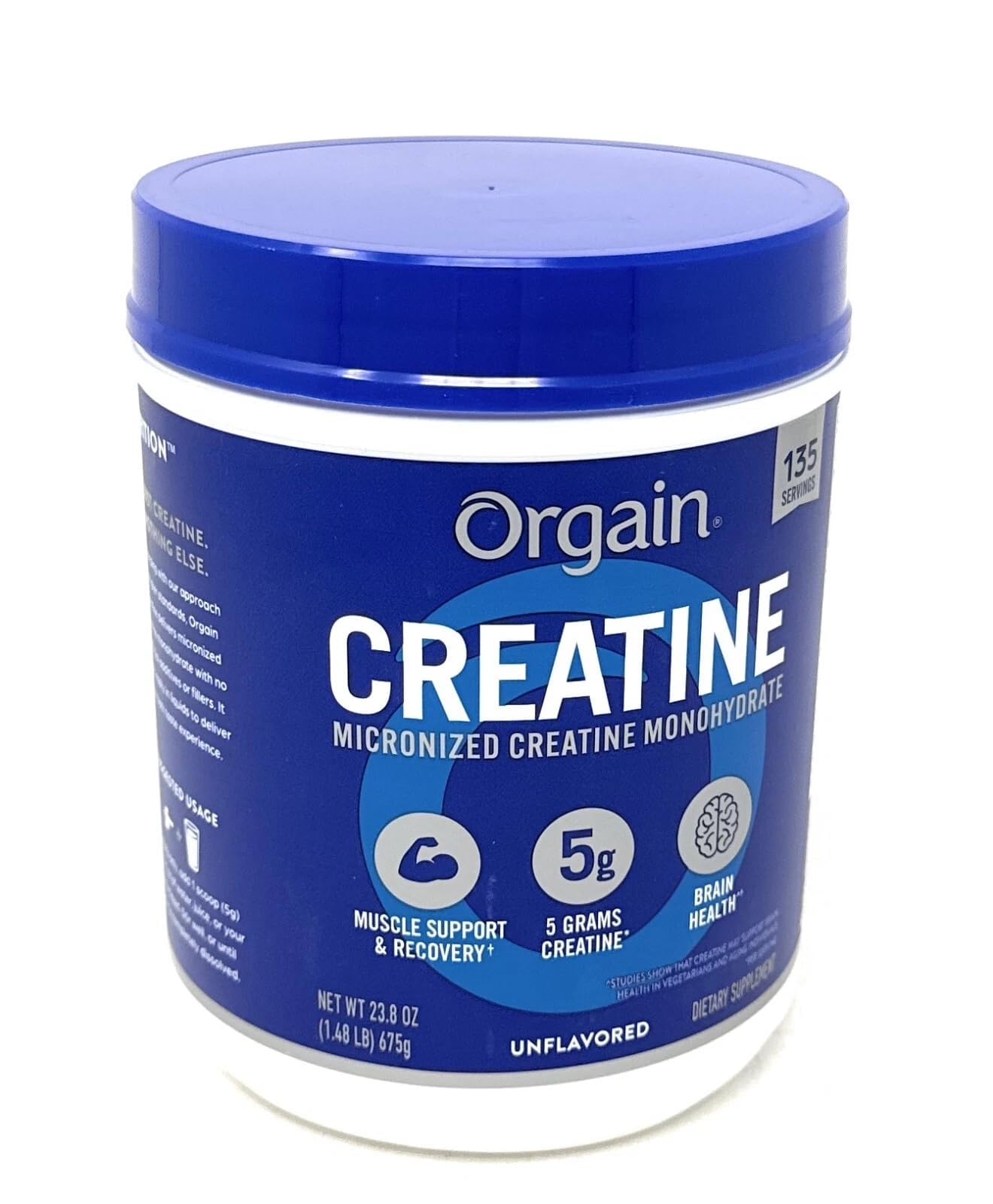 Orgain 5g Micronized Creatine Monohydrate - Unflavored, 1.48 lbs