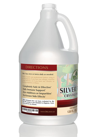 Organa Crystalline Nano Colloidal Silver - Ultra Pure 30 PPM (1 Gallon)