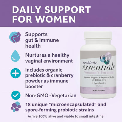 Organic Excellence Probiotics for Women – 30B CFU, 18 Strains