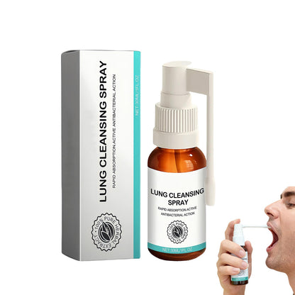 Organic Herbal Lung Cleansing Spray | Breath Easy, Mucus Relief