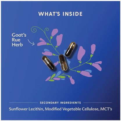 Motherlove Goat's Rue (120 Liquid Caps) – Lactation Support, Organic, Vegan, Non-GMO
