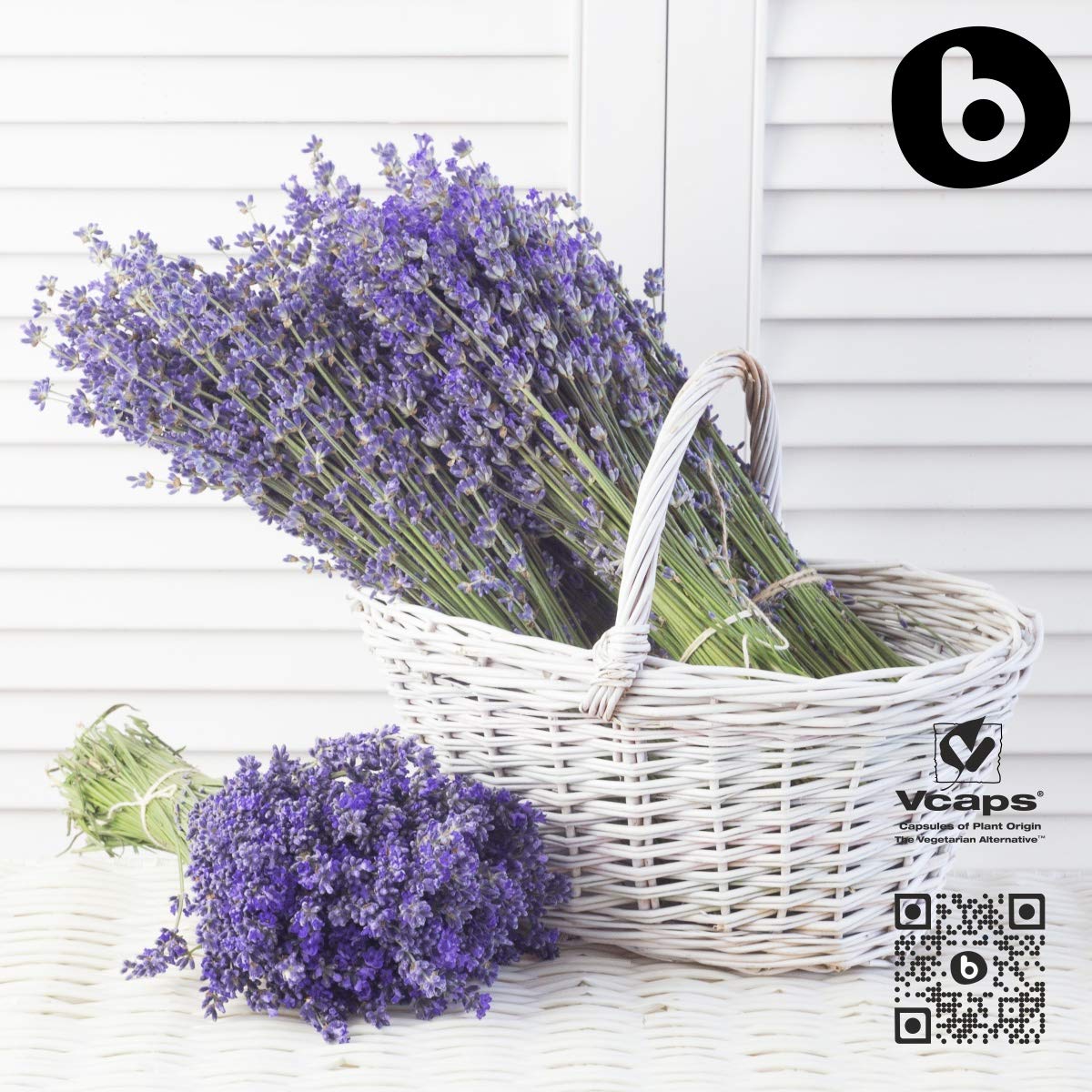 Organic Lavender Capsules - Relaxation & Calm | 90 Vegan Capsules | Non-GMO & Gluten-Free
