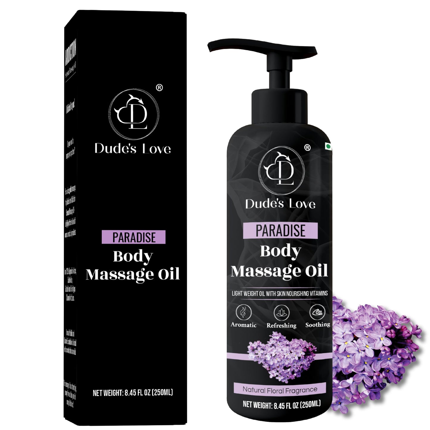 Organic Lavender & Orange Blossom Massage Oil – Calming, Non-Sticky | 8.45 oz