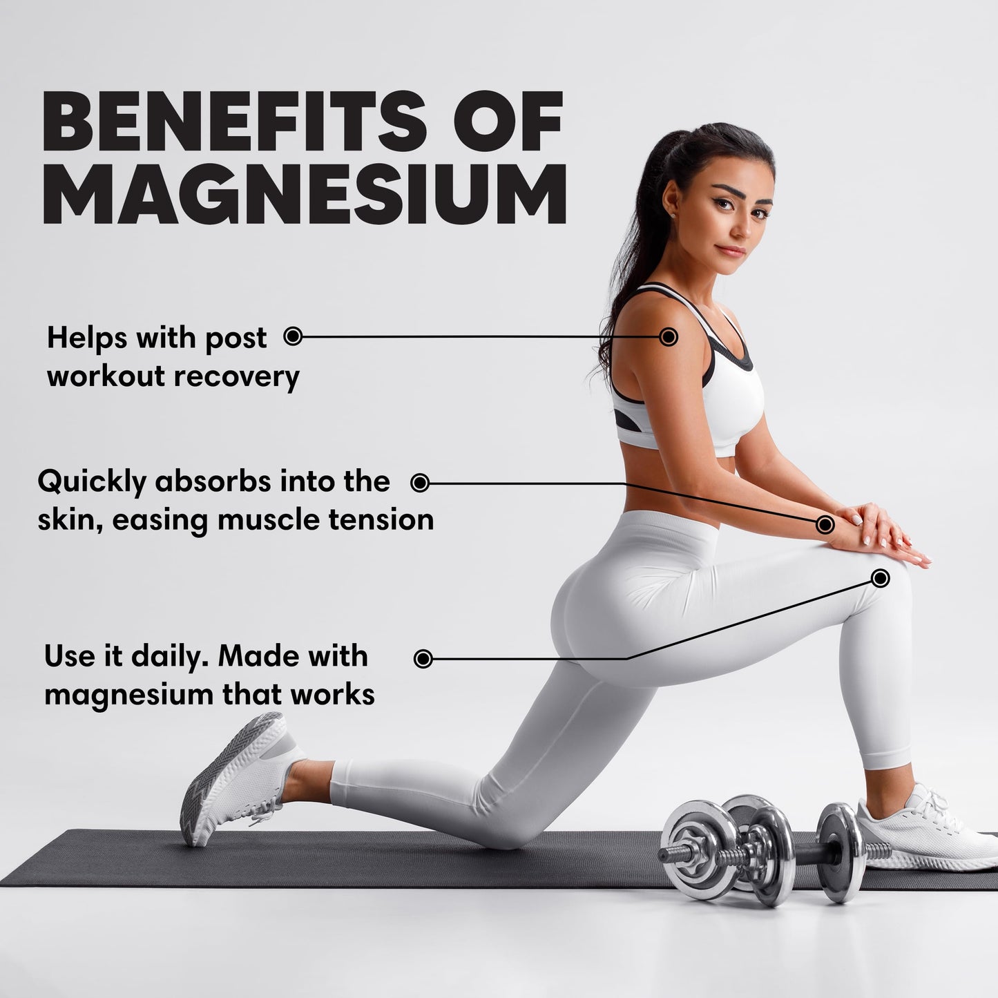 Pure Magnesium Oil Spray – 4oz (2 Pack) Organic USP Grade | Topical Magnesium for Feet, Leg Cramps & Sleep – Made in USA