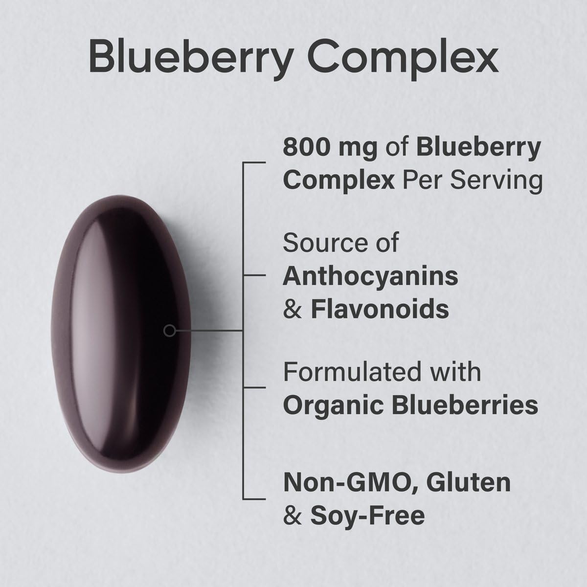 Sports Research Blueberry Capsules – Organic Blueberries with Organic Extra Virgin Olive Oil, Non-GMO & Gluten Free, 60 Liquid Softgels