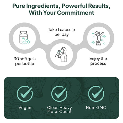 Organics Ocean Better D3 + K2 – 3000 IU VegD3 + MenaQ7 K2 (Vegan, Non-GMO) – 1-Pack, 30-Day Supply