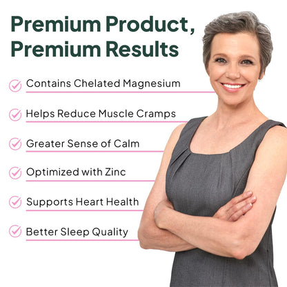 Organics Ocean Magnesium Glycinate with Zinc - Maximum Strength - 6 Bottles