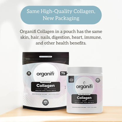 Organifi Collagen Powder – Fuller Hair, Radiant Skin, Stronger Nails