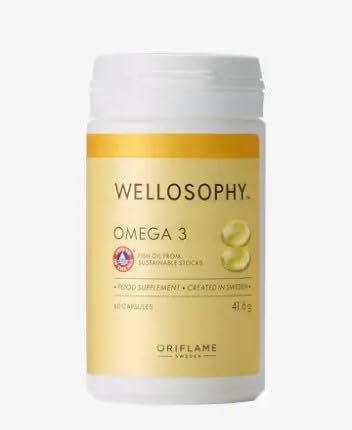 Oriflame Sweden Wellness Omega-3 Complete – 60 Capsules | Skin & Heart Health