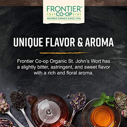 Frontier Co-Op Organic Saint John's Wort Herb - Cut & Sifted 1 lb