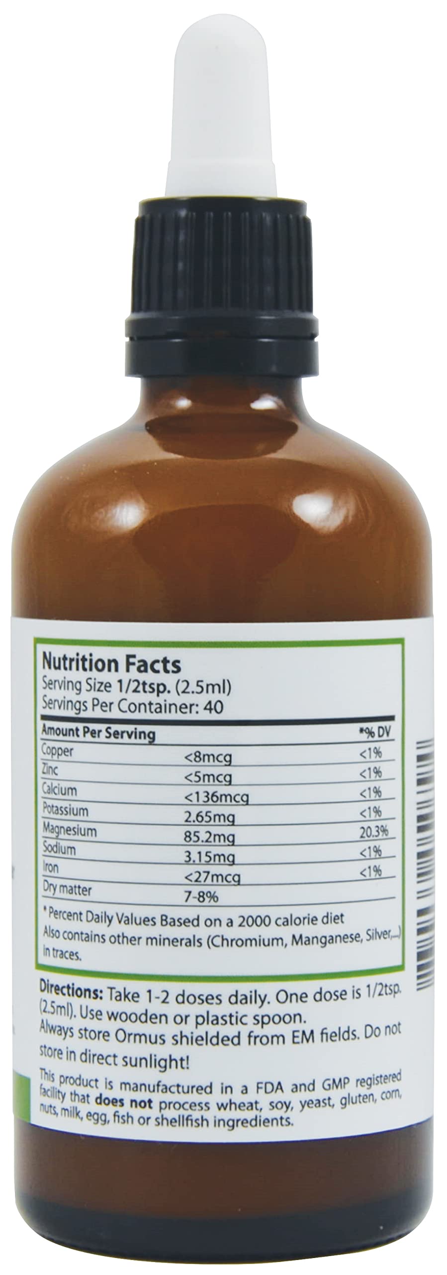 Ormus 3.4 Fl Oz - 100 ml | Concentrated Orme | Atomic Minerals | Heiltropfen®