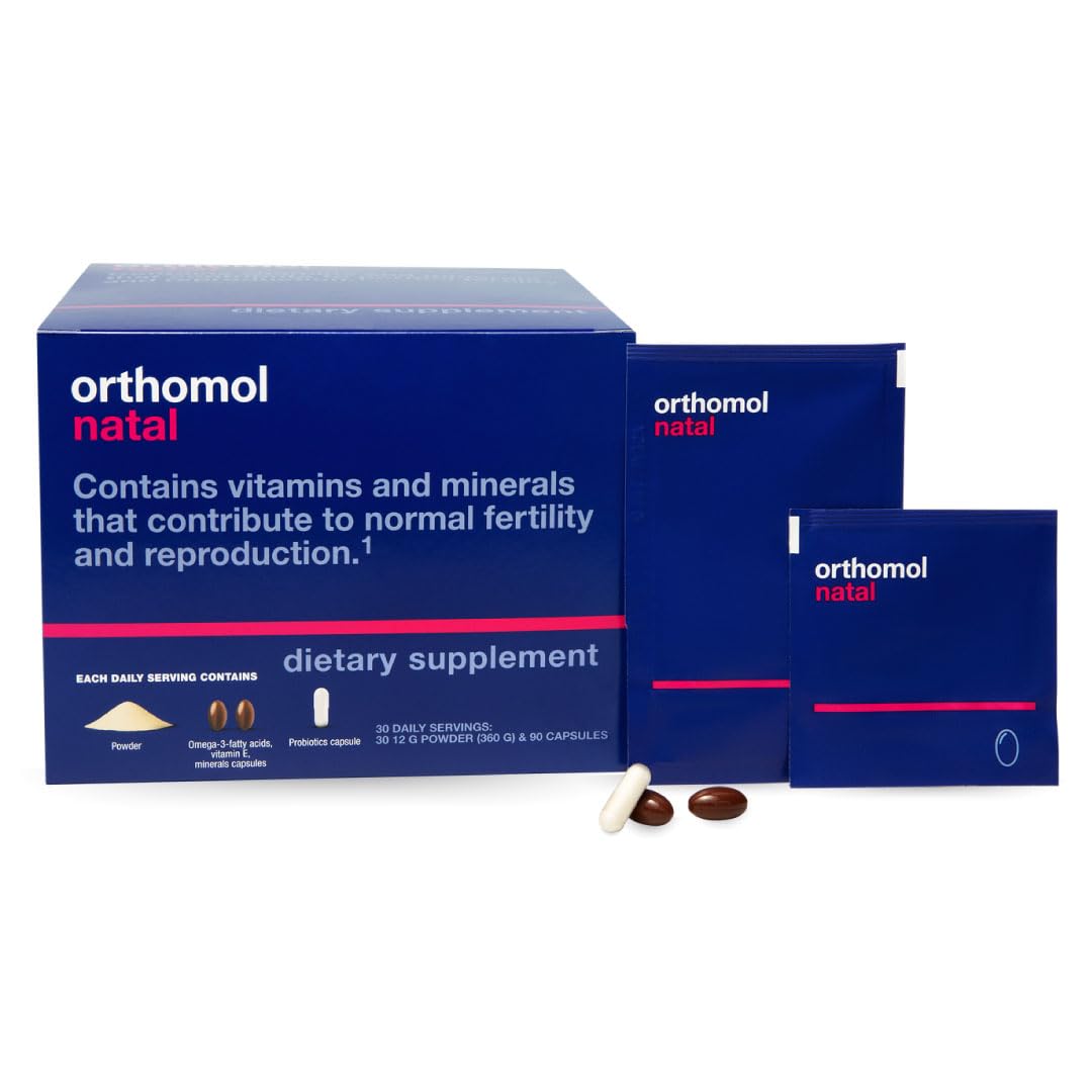 Orthomol Natal Prenatal Nutrition for Fertility, Pregnancy & Lactation | 30 Daily Packs