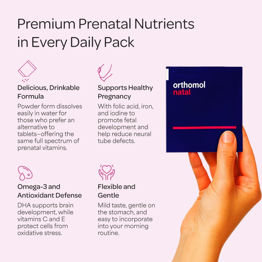 Orthomol Natal Prenatal Nutrition for Fertility, Pregnancy & Lactation | 30 Daily Packs