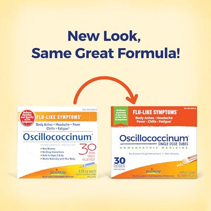 Boiron Oscillococcinum Natural Flu Relief – 30 Doses per Pack (1 Each)