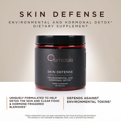 Osmosis Skincare Skin Defense Supplement – Environmental Detox, 60 Count