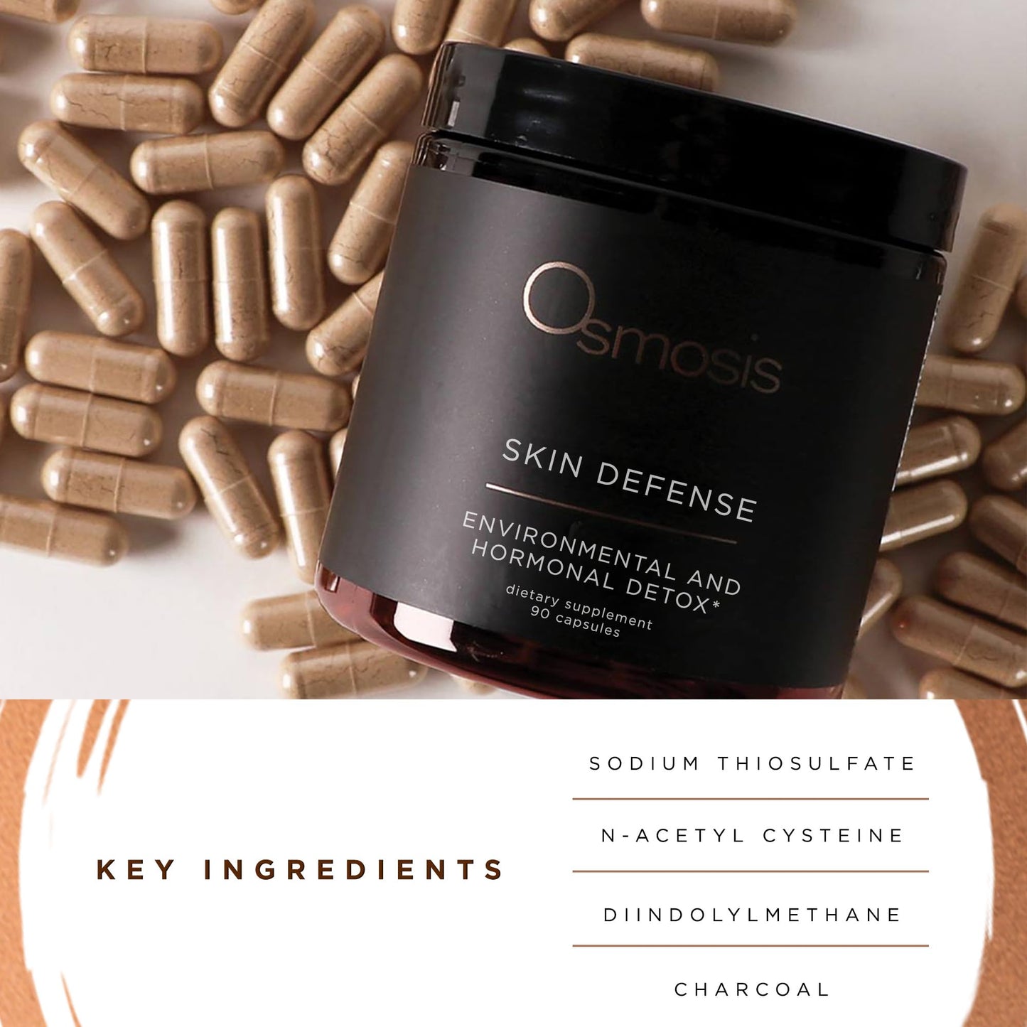 Osmosis Skincare Skin Defense Supplement – Environmental Detox, 60 Count
