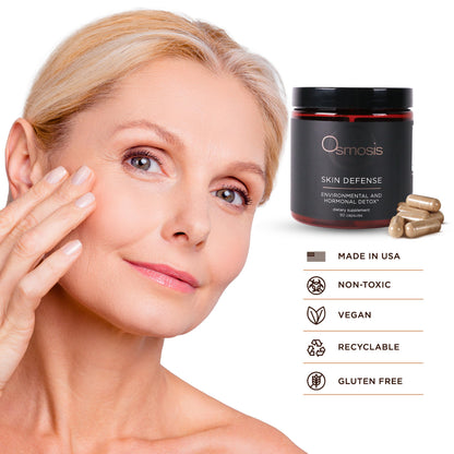 Osmosis Skincare Skin Defense Supplement – Environmental Detox, 60 Count