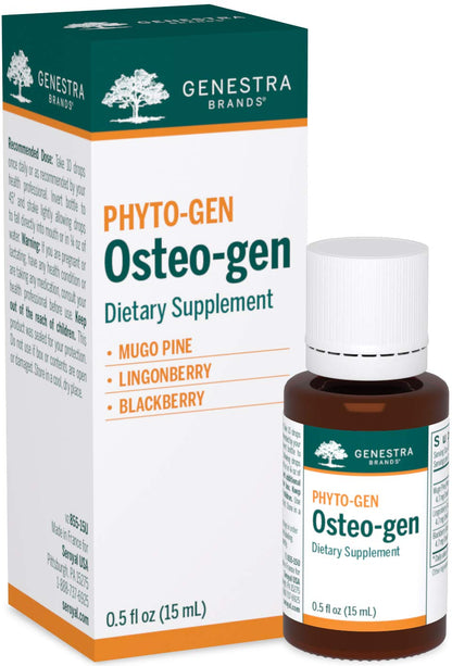 Genestra Osteo-gen – Mugo Pine, Lingonberry, Blackberry | 0.5 fl oz